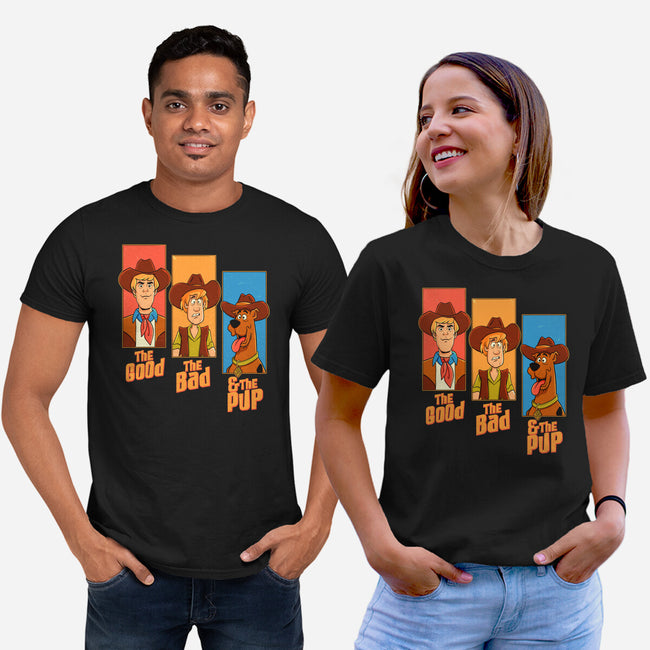 The Good The Bad And The Pup-Unisex-Basic-Tee-P1yu5h