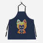 Negative Yokai Cat-Unisex-Kitchen-Apron-Donnie