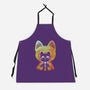 Negative Yokai Cat-Unisex-Kitchen-Apron-Donnie