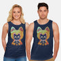 Negative Yokai Cat-Unisex-Basic-Tank-Donnie