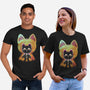 Negative Yokai Cat-Unisex-Basic-Tee-Donnie