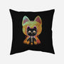 Negative Yokai Cat-None-Removable Cover w Insert-Throw Pillow-Donnie