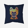 Negative Yokai Cat-None-Removable Cover w Insert-Throw Pillow-Donnie