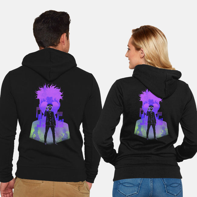 Negative Occult Kun-Unisex-Zip-Up-Sweatshirt-Donnie