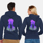 Negative Occult Kun-Unisex-Zip-Up-Sweatshirt-Donnie