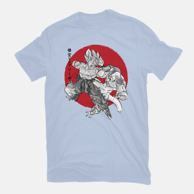 Super Saiyan Vs Fourth Form-Mens-Basic-Tee-DrMonekers
