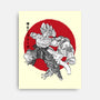 Super Saiyan Vs Fourth Form-None-Stretched-Canvas-DrMonekers