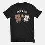 Flip And Sip-Womens-Fitted-Tee-rarpoint