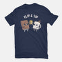 Flip And Sip-Unisex-Basic-Tee-rarpoint
