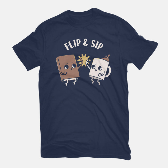 Flip And Sip-Womens-Fitted-Tee-rarpoint