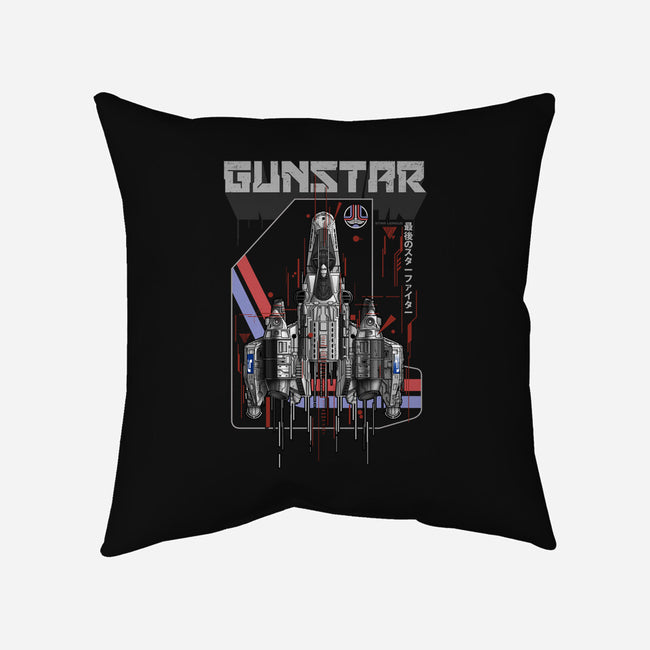Gunstar-None-Removable Cover w Insert-Throw Pillow-silentOp