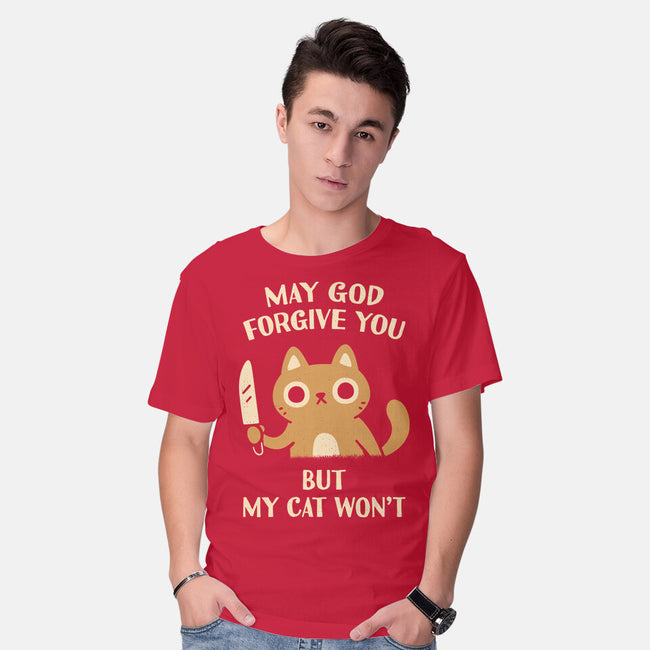 May God Forgive You-Mens-Basic-Tee-rarpoint