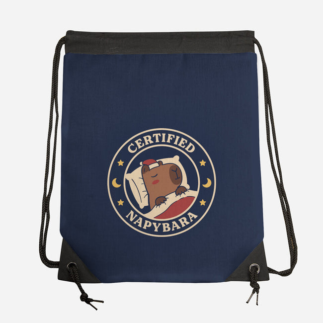 Certified Napybara-None-Drawstring-Bag-rarpoint
