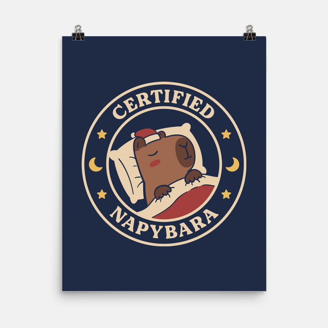 Certified Napybara-None-Matte-Poster-rarpoint