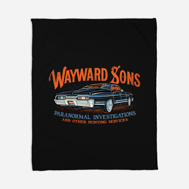 Wayward Sons Paranormal Investigations-None-Fleece-Blanket-momma_gorilla