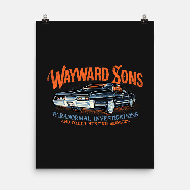 Wayward Sons Paranormal Investigations-None-Matte-Poster-momma_gorilla