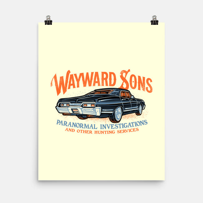 Wayward Sons Paranormal Investigations-None-Matte-Poster-momma_gorilla