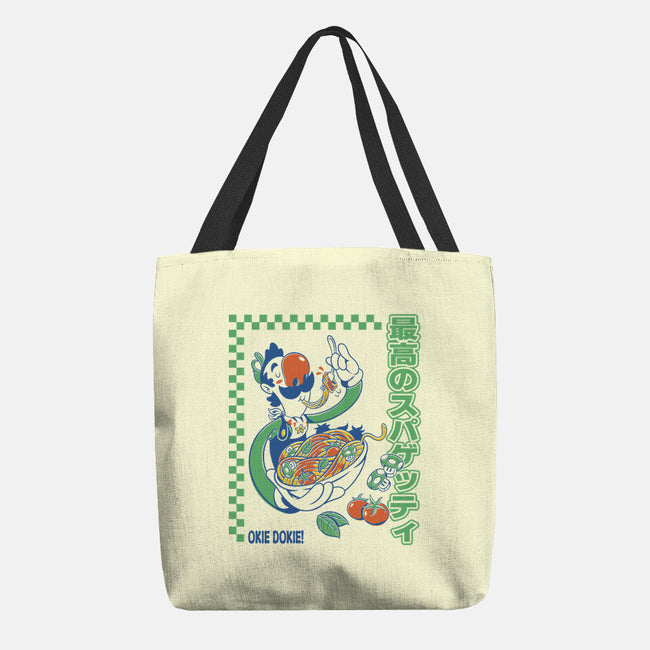 Spaghetti Time-None-Basic Tote-Bag-Henrique Torres