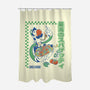 Spaghetti Time-None-Polyester-Shower Curtain-Henrique Torres