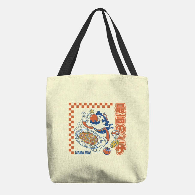 Pizza Time-None-Basic Tote-Bag-Henrique Torres