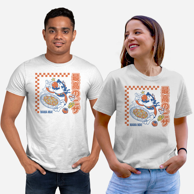 Pizza Time-Unisex-Basic-Tee-Henrique Torres