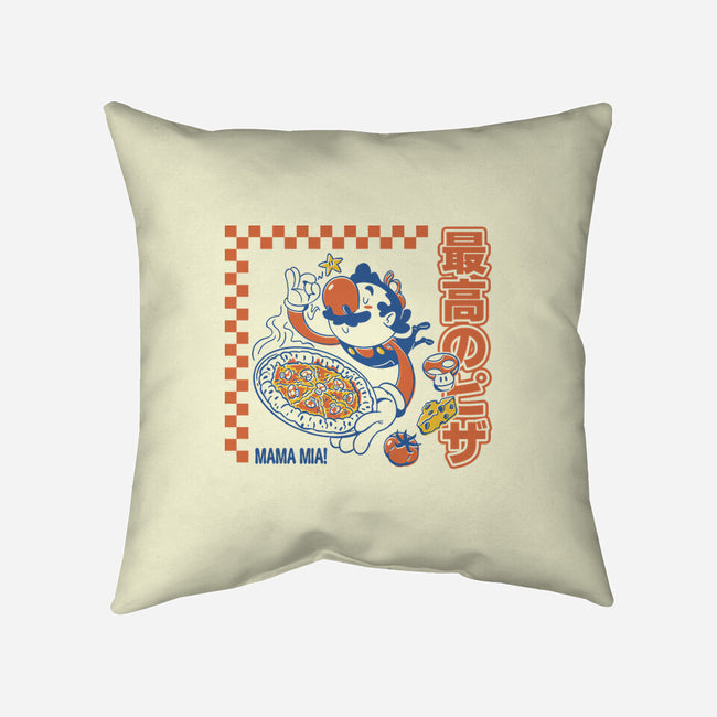 Pizza Time-None-Removable Cover w Insert-Throw Pillow-Henrique Torres