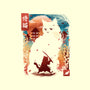 Samurai Cat Landscape-None-Drawstring-Bag-dandingeroz