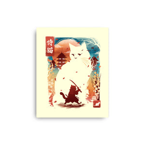 Samurai Cat Landscape