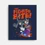 They Fight And Bite-None-Stretched-Canvas-Jorgetiradoart