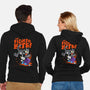 They Fight And Bite-Unisex-Zip-Up-Sweatshirt-Jorgetiradoart