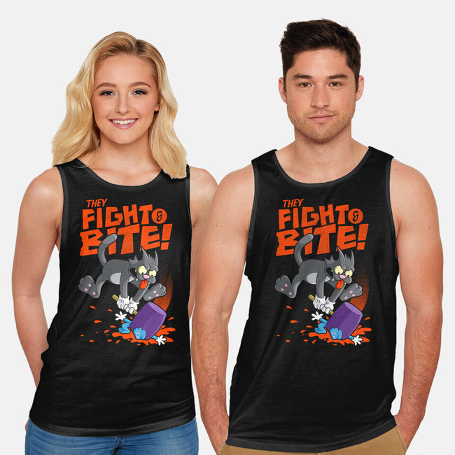 They Fight And Bite-Unisex-Basic-Tank-Jorgetiradoart