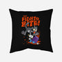 They Fight And Bite-None-Removable Cover w Insert-Throw Pillow-Jorgetiradoart