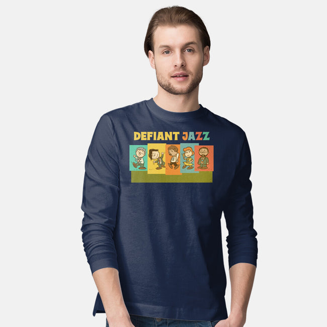 Defiant Jazz-Mens-Long Sleeved-Tee-kg07