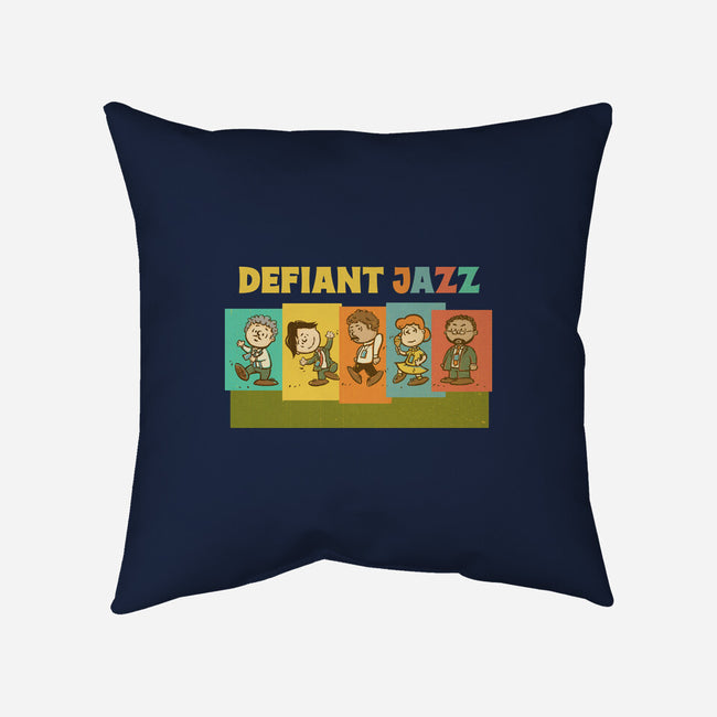 Defiant Jazz-None-Removable Cover w Insert-Throw Pillow-kg07