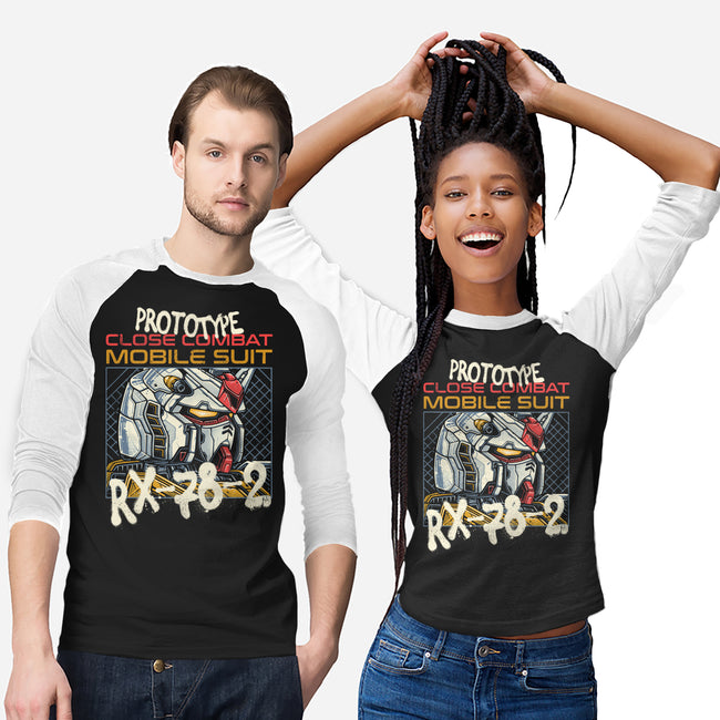 Close Combat Mobile Suit-Unisex-Baseball-Tee-momma_gorilla
