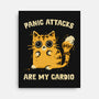 Panic Attacks Are My Cardio-None-Stretched-Canvas-kg07
