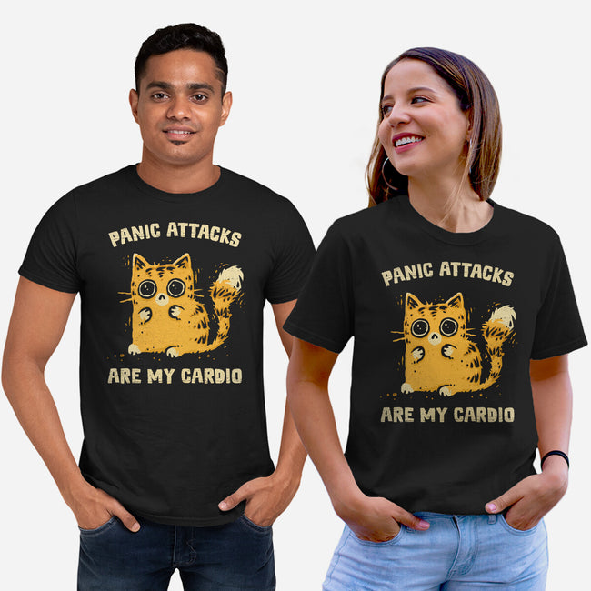 Panic Attacks Are My Cardio-Unisex-Basic-Tee-kg07