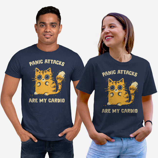 Panic Attacks Are My Cardio-Unisex-Basic-Tee-kg07