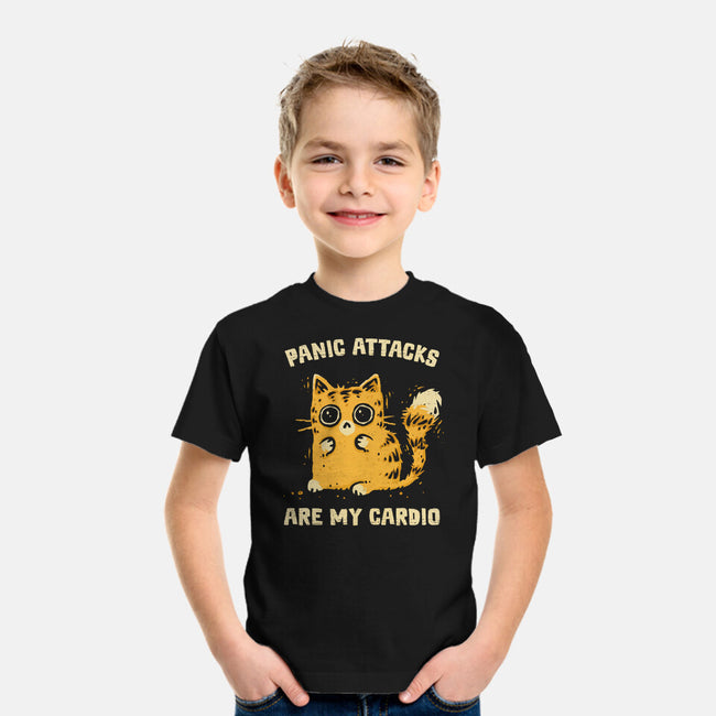 Panic Attacks Are My Cardio-Youth-Basic-Tee-kg07