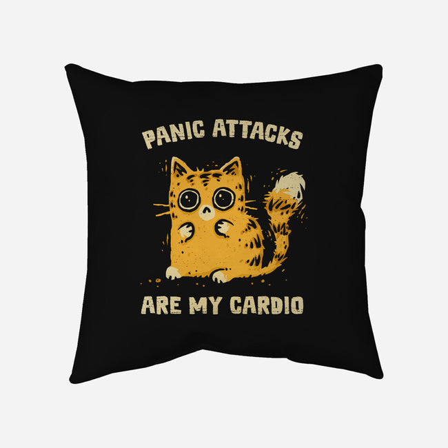 Panic Attacks Are My Cardio-None-Removable Cover w Insert-Throw Pillow-kg07