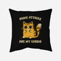 Panic Attacks Are My Cardio-None-Removable Cover w Insert-Throw Pillow-kg07