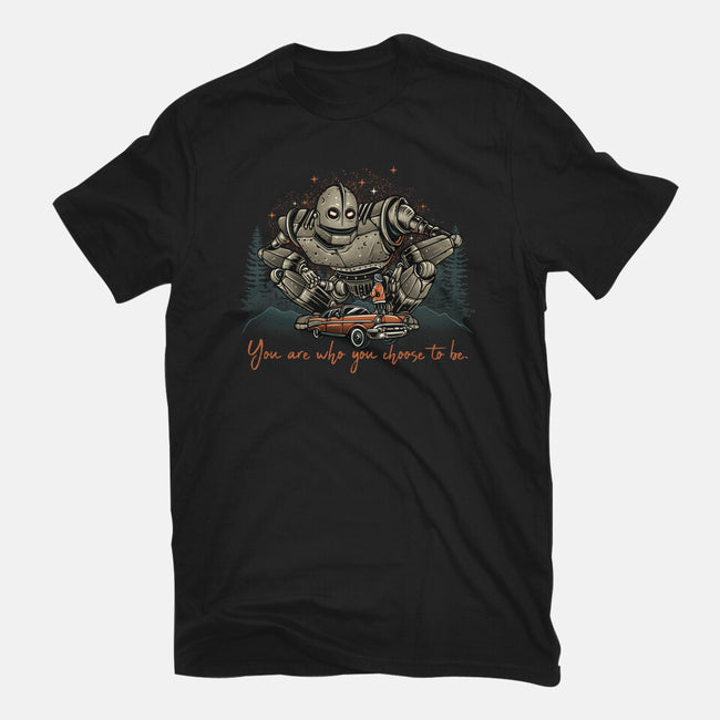 You Are Who You Choose To Be-Mens-Basic-Tee-momma_gorilla