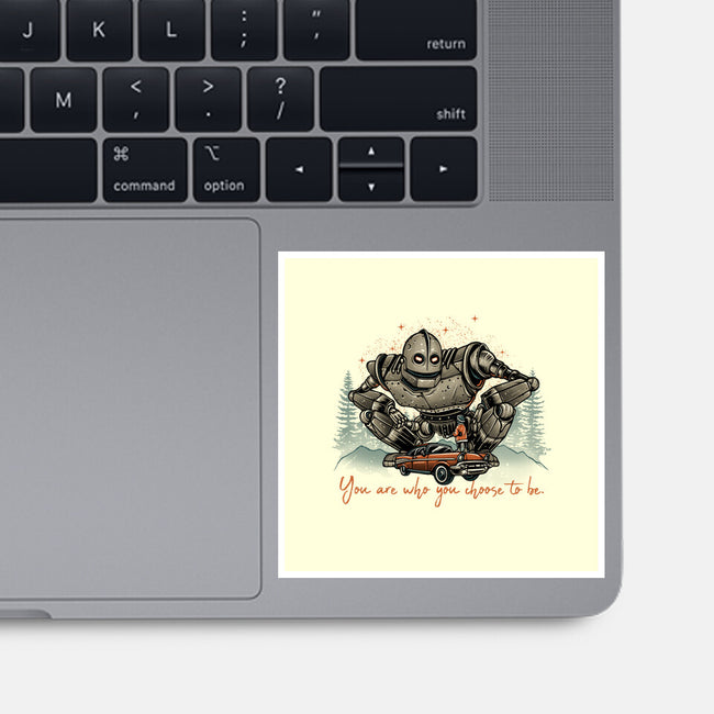 You Are Who You Choose To Be-None-Glossy-Sticker-momma_gorilla