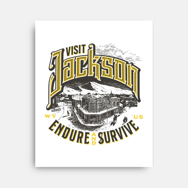 Visit Jackson-None-Stretched-Canvas-Wheels