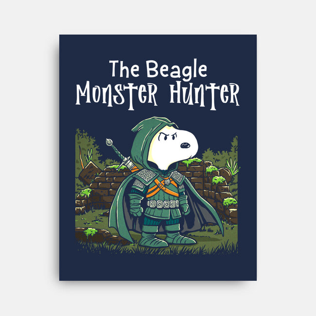 Beagle Monster Hunter-None-Stretched-Canvas-P1yu5h