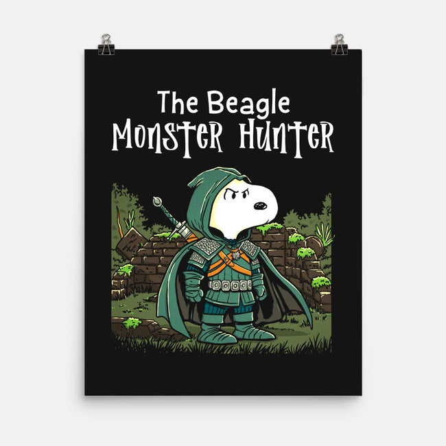 Beagle Monster Hunter-None-Matte-Poster-P1yu5h
