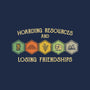 Hoarding Resources And Losing Friends-Youth-Basic-Tee-kg07