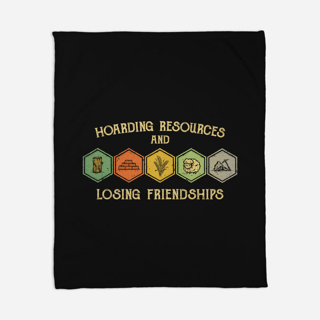 Hoarding Resources And Losing Friends-None-Fleece-Blanket-kg07