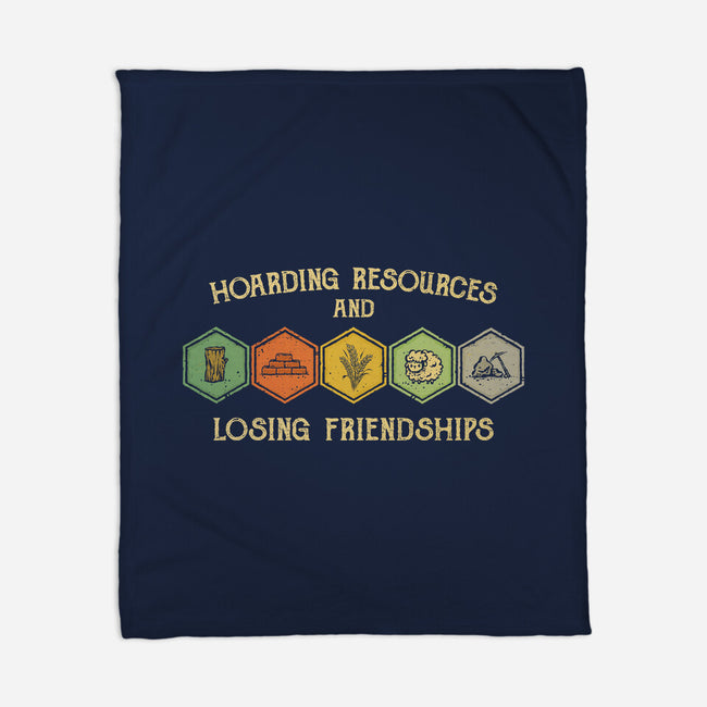 Hoarding Resources And Losing Friends-None-Fleece-Blanket-kg07
