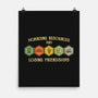 Hoarding Resources And Losing Friends-None-Matte-Poster-kg07